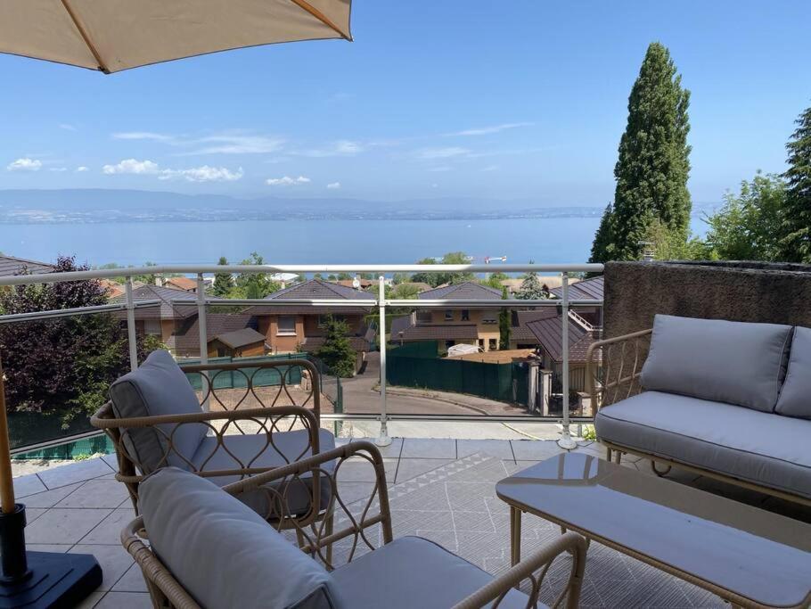 Magnifique Appart Renove Evian Duplex Vue Lac 8 Pers المظهر الخارجي الصورة